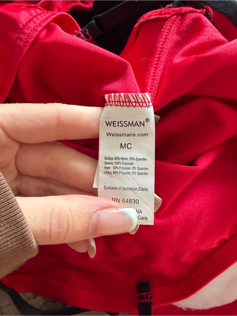 3/$50 Weissman Red Jumpsuit Hip Hop Dance Costume - Picture 5 of 8